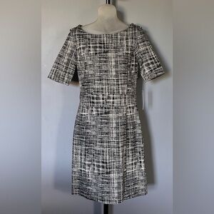 Amanda & Chelsea missi stretch Dress Black White Color size 4